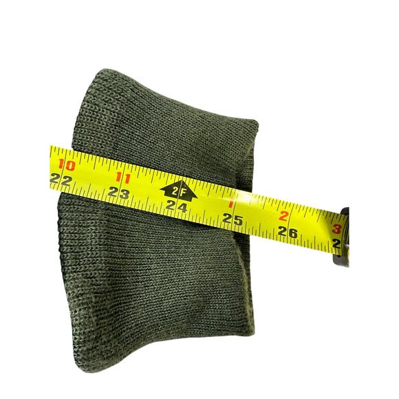 Orvis Quilted Outdoor Bomber Jacket Snaps Bungee Hem Mens Size L Green-Excellent - Picture 12 of 13